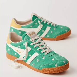 NWT Free People Gola Elan Flower Sneakers Size 8